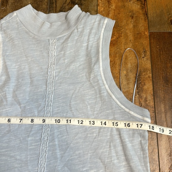 Anthropologie Light Blue Tank Top - Picture 7 of 8
